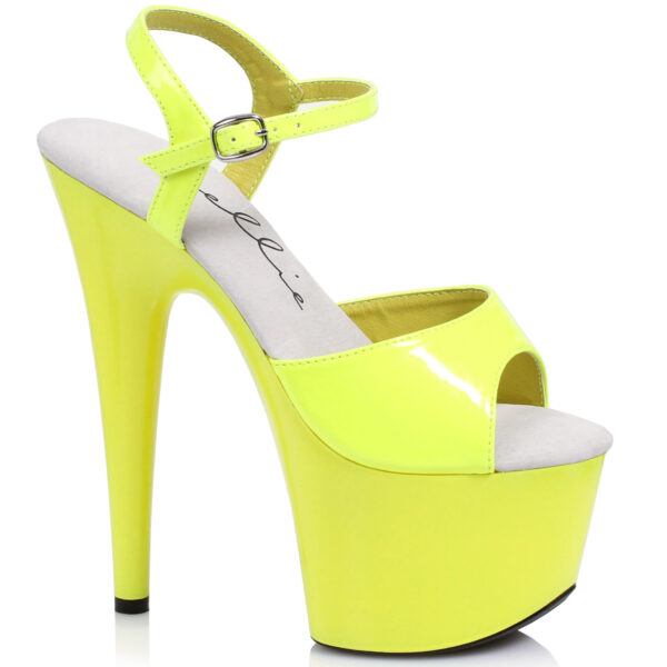 7 Neon Stiletto Sandal.
