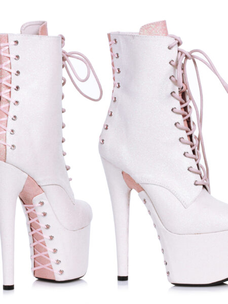 7 Stiletto Ankle Boot With Corset Detail