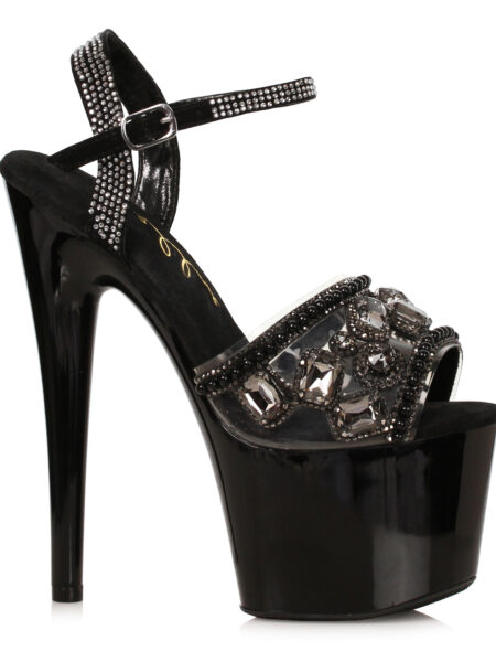7 Sandal with  Jeweled Embellishments