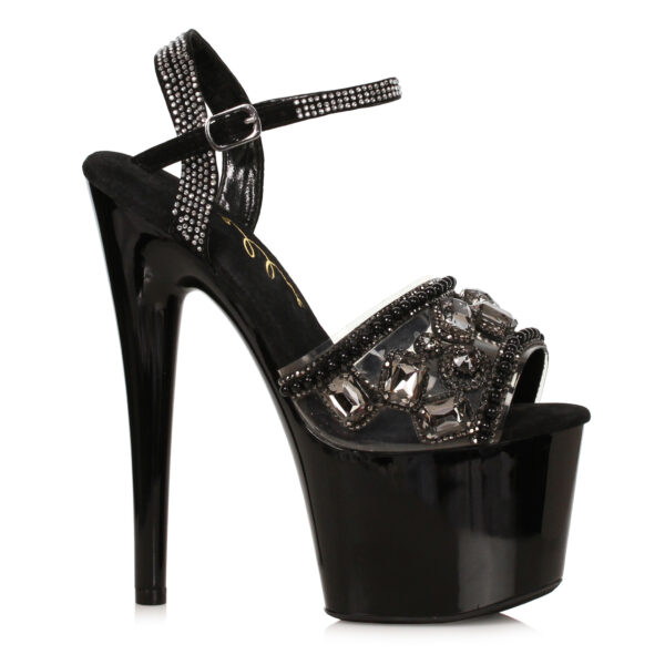 7 Sandal with  Jeweled Embellishments