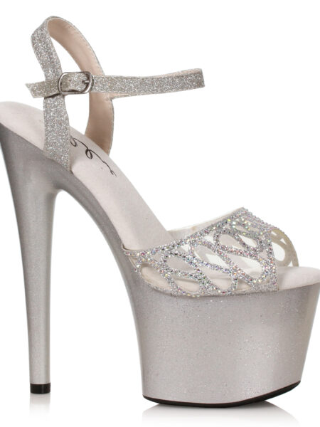 7Sandal with Rhinestone Embellishment