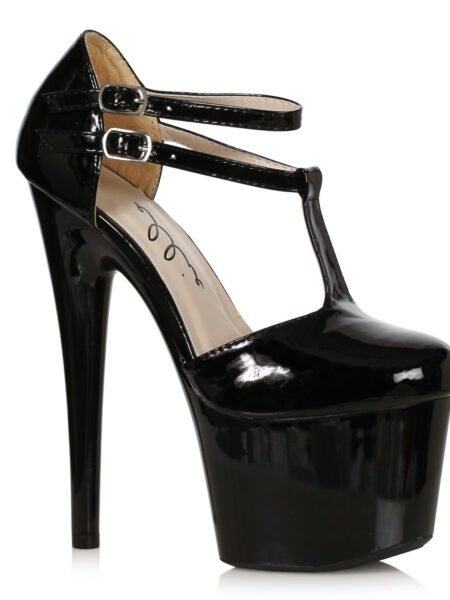 7 Closed Toe Platform with T-Strap