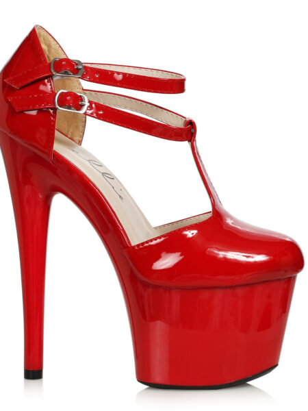 7 Closed Toe Platform with T-Strap