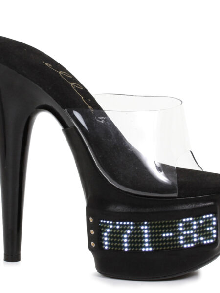 7 Pointed Stiletto Mule LED Light Up
