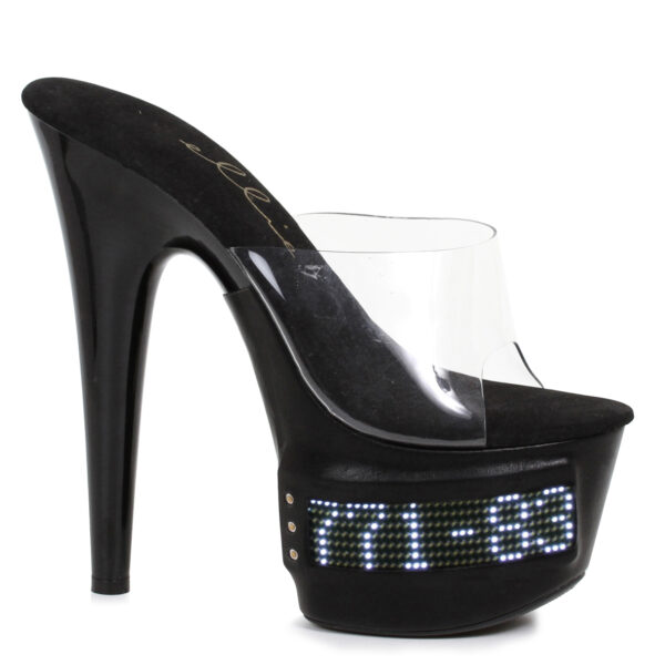 7 Pointed Stiletto Mule LED Light Up