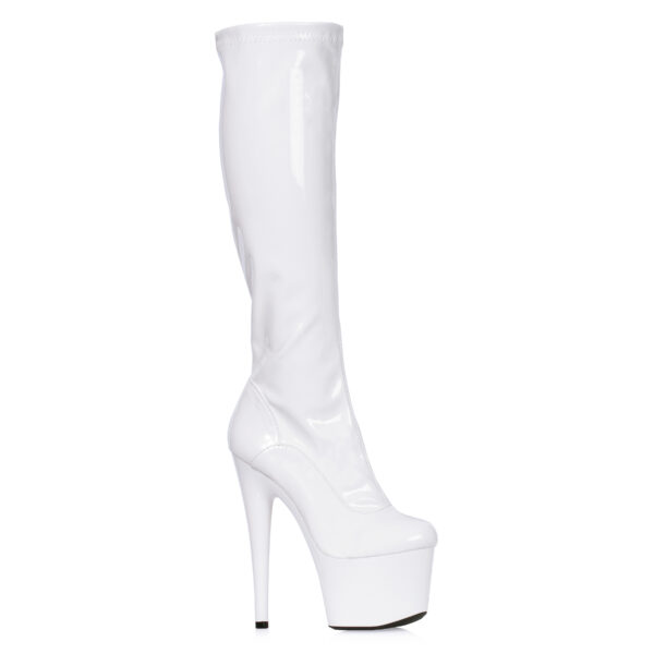7 Stiletto Stretch Knee High Boot W/Zipper.
