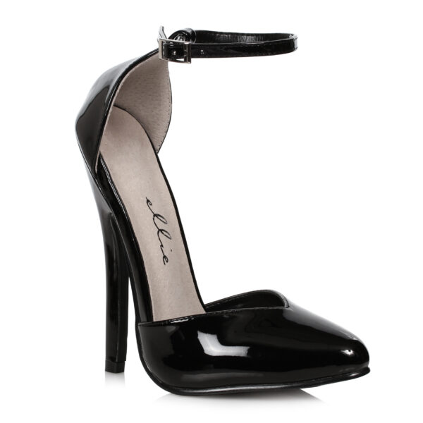 6 Heel Fetish Pump W/Ankle Strap.