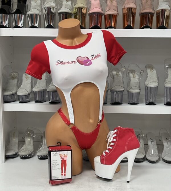 Pleasure Zone Crop Top Bodysuit