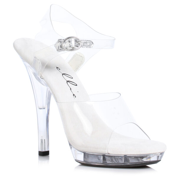 5 Heel Clear Sandal.