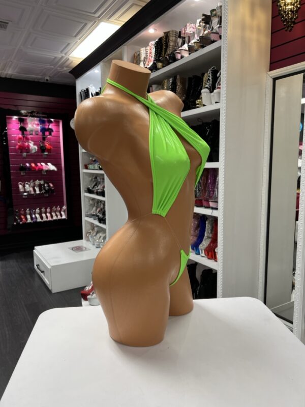 Neon Green Slingshot Bodysuit - Image 4