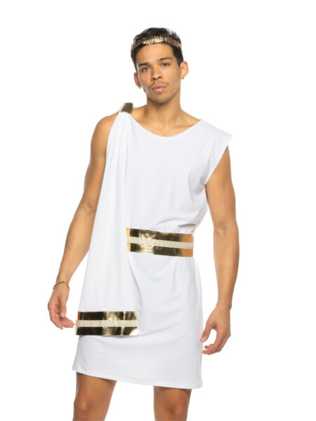 6636 - 2pc Gilded Greek God