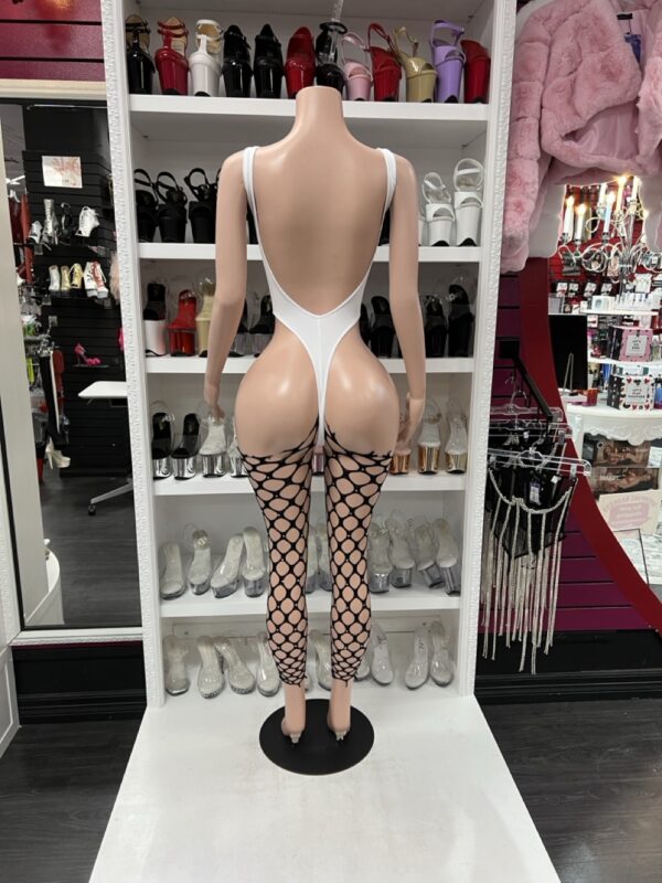 Vice City Bodysuit – High-Cut One-Piece with Retro Graphic - Image 3