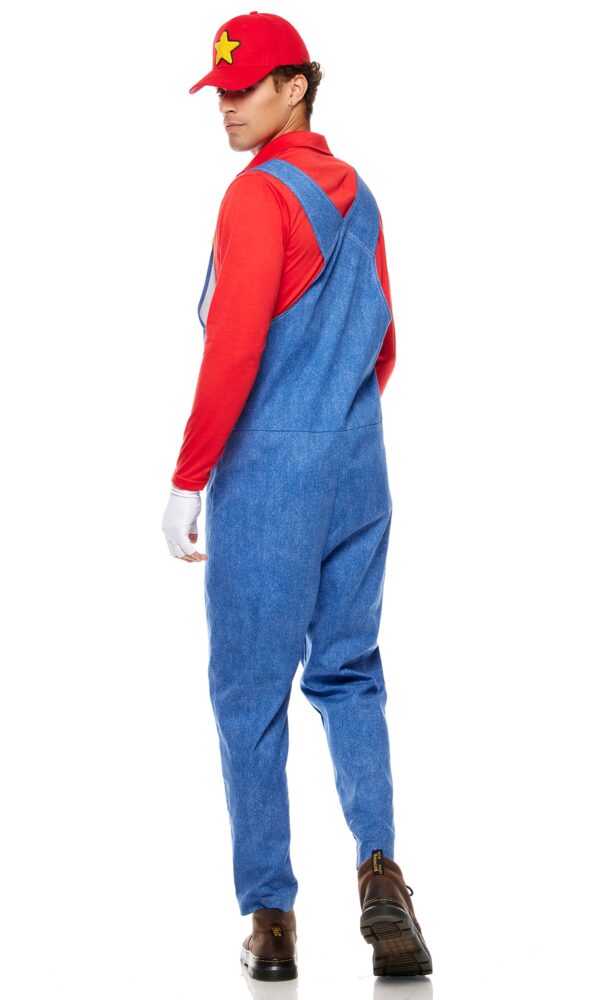 Power Up Men's Video Game Character Costume - Image 2