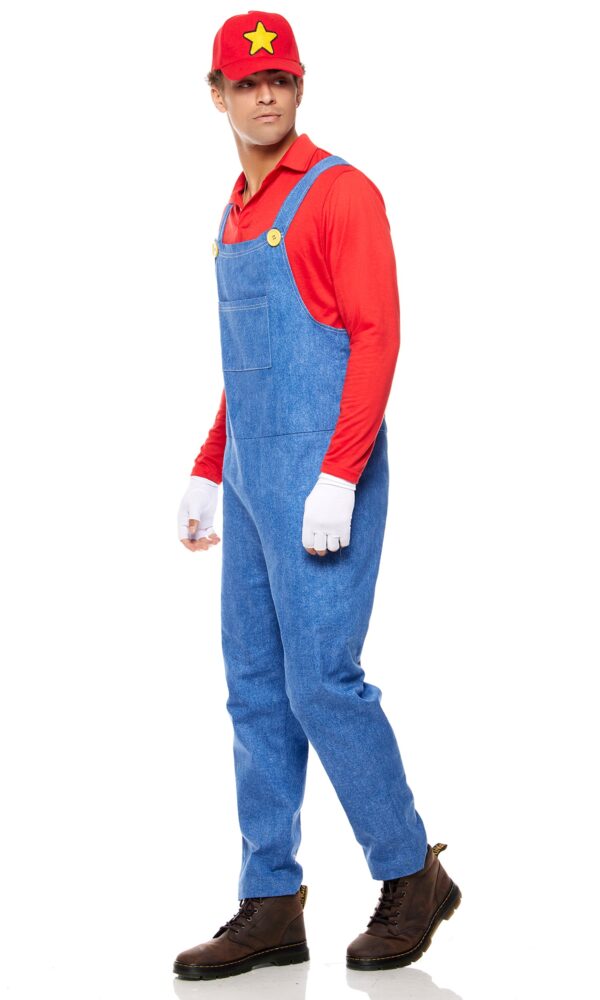 Power Up Men's Video Game Character Costume - Image 3