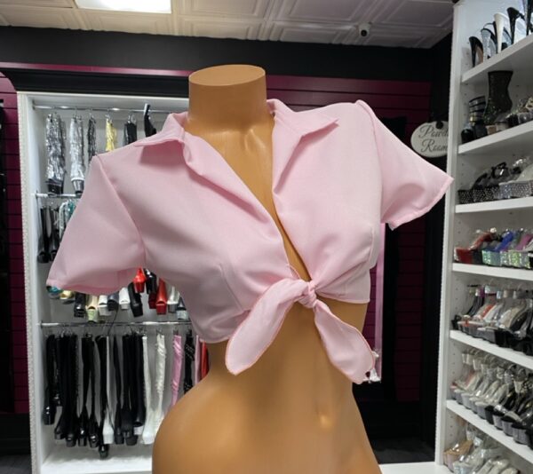 Baby Pink Tie Shirt