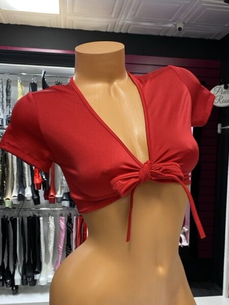 Red Collared Shirt
