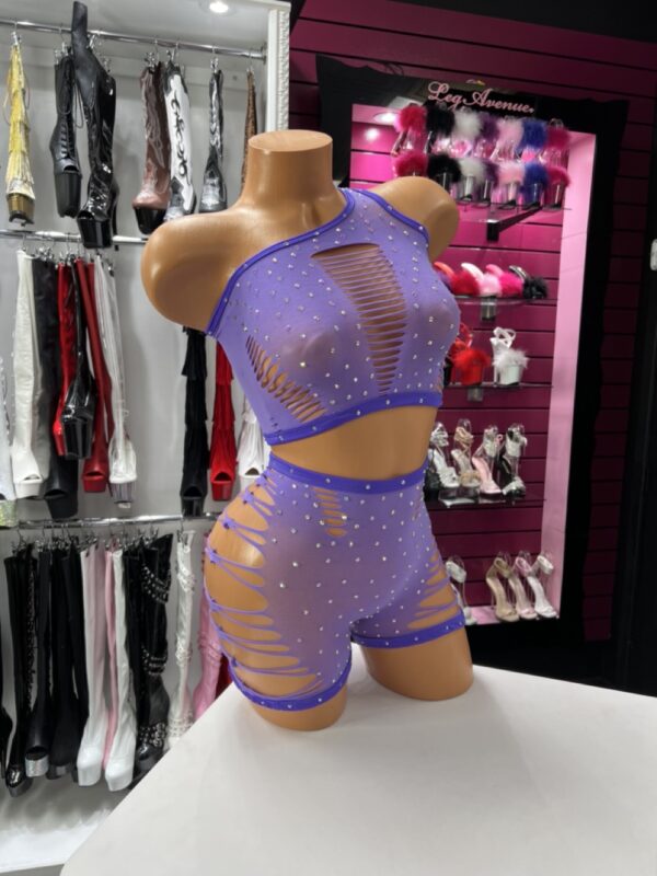 Purple Dreams Fishnet Set - Image 3