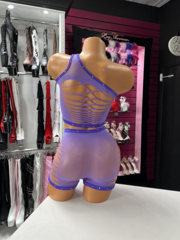 Purple Dreams Fishnet Set - Image 5