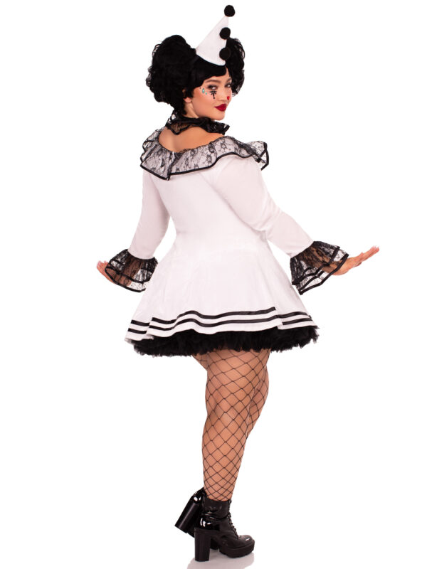 Plus Size 3 PC Pierrot Clown C - Image 2