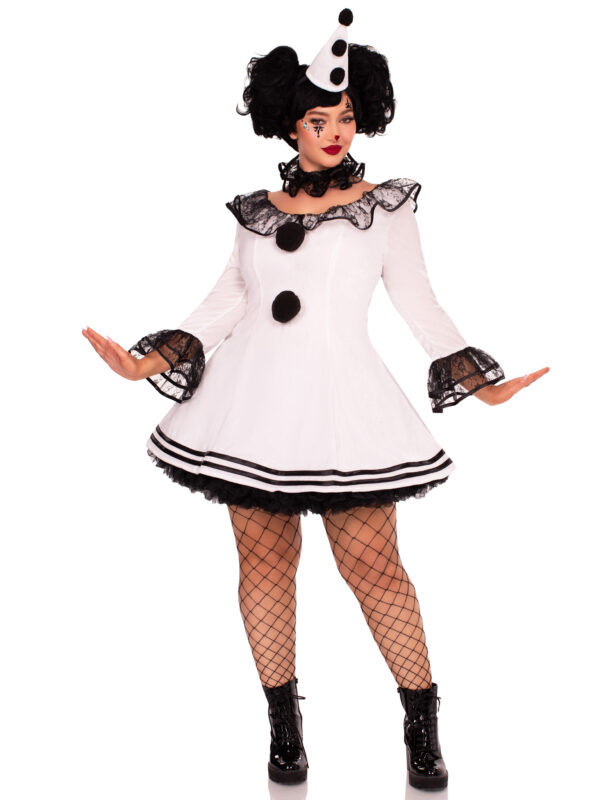 Plus Size 3 PC Pierrot Clown C