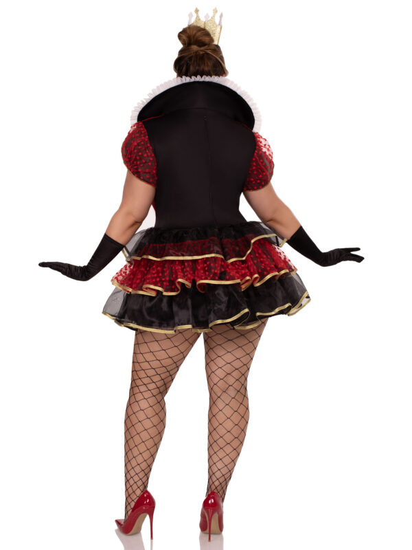 Plus Size 2 PC Queen of Hearts - Image 2