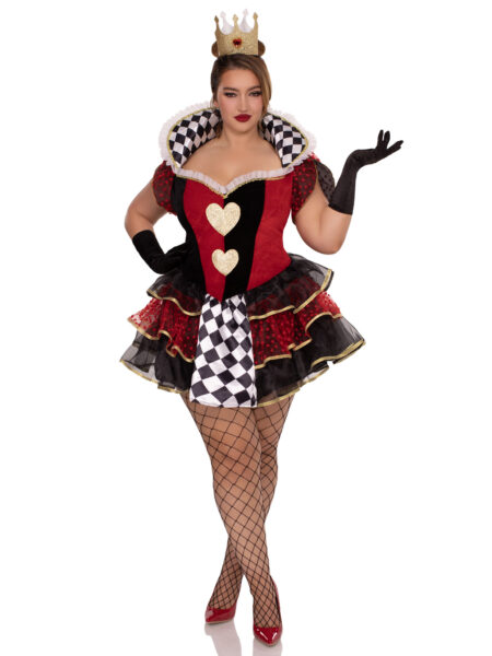 Plus Size 2 PC Queen of Hearts