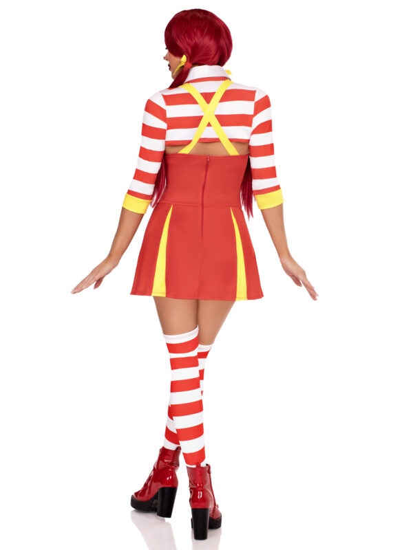 3 PC Ketchup Clown Costume, In - Image 2