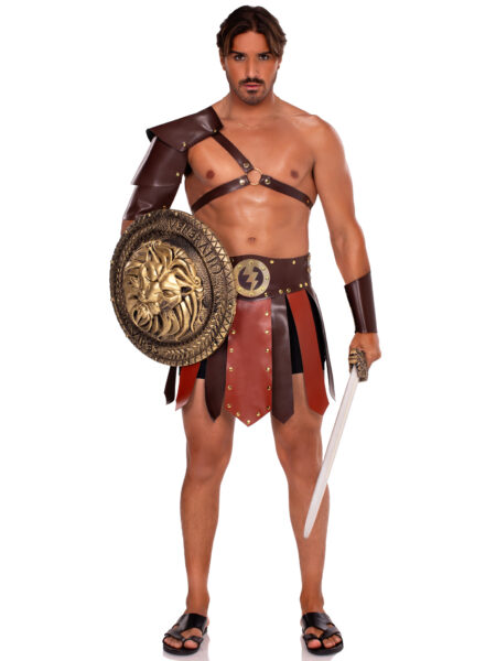Men's 3 PC Gladiator Costume,