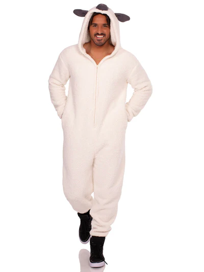 Men's 1 PC Lamb Costume