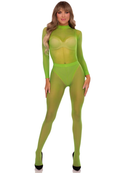 2 PC Snap Crotch Sheer Bodysui