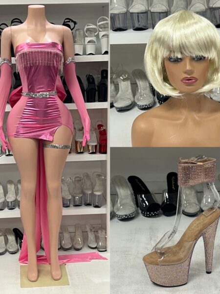 “Diamond Honey Pink Costume clubwear set”