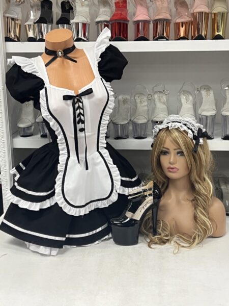 “Maid to Flirt Costume Leg Avenue maid outfit set”