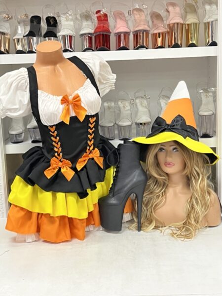 “Candy Corn Witch Costume Leg Avenue Halloween outfit”