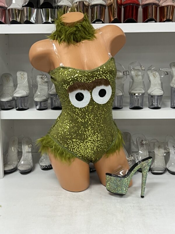Cranky Creature Green Monster Costume Set - Image 3