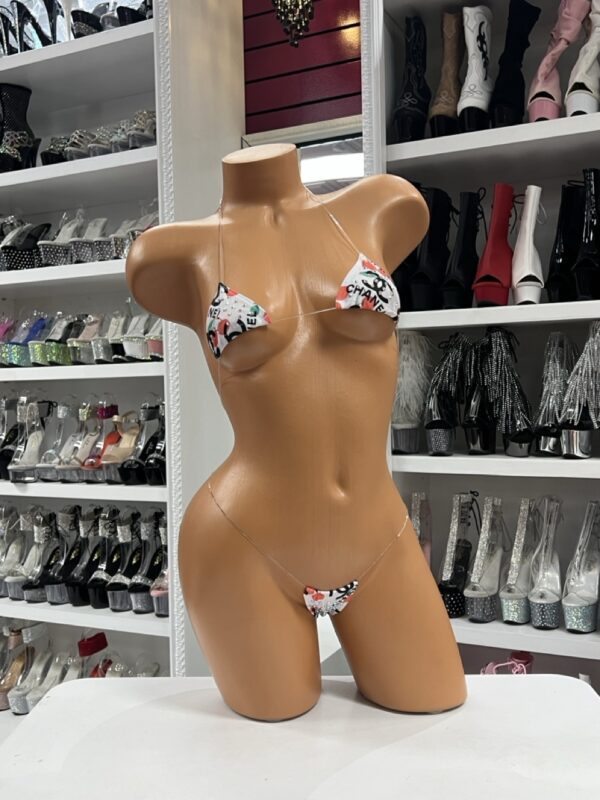 Graffiti Print Micro Bikini - Image 2