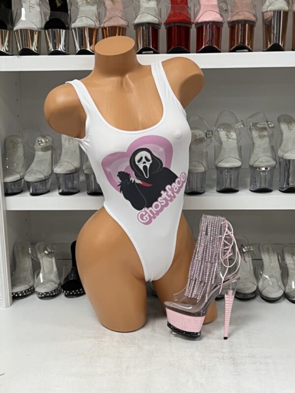 Ghostface White Bodysuit - Image 6