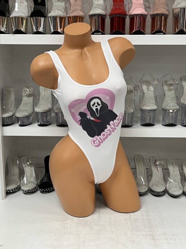 Ghostface White Bodysuit - Image 5
