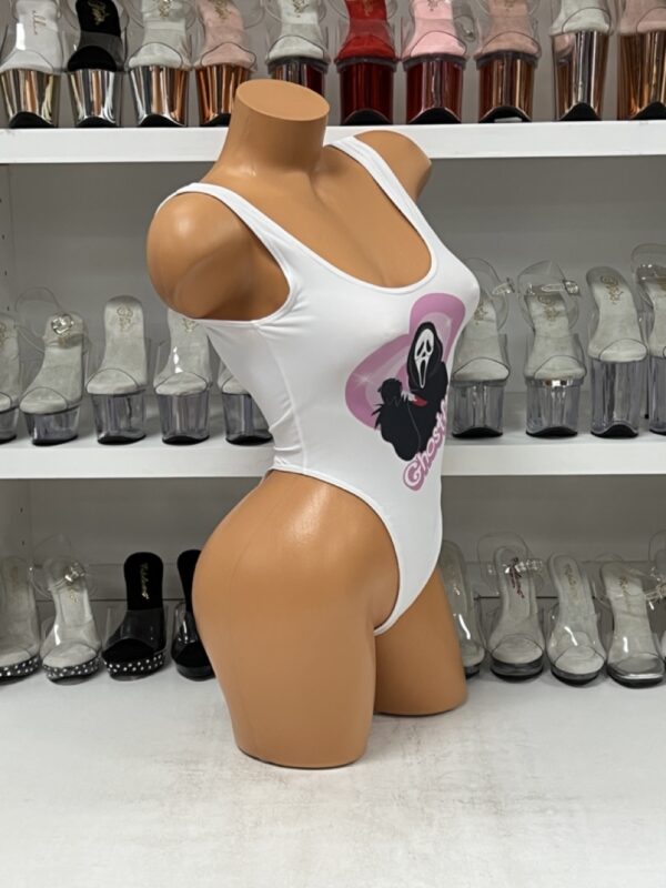 Ghostface White Bodysuit - Image 4
