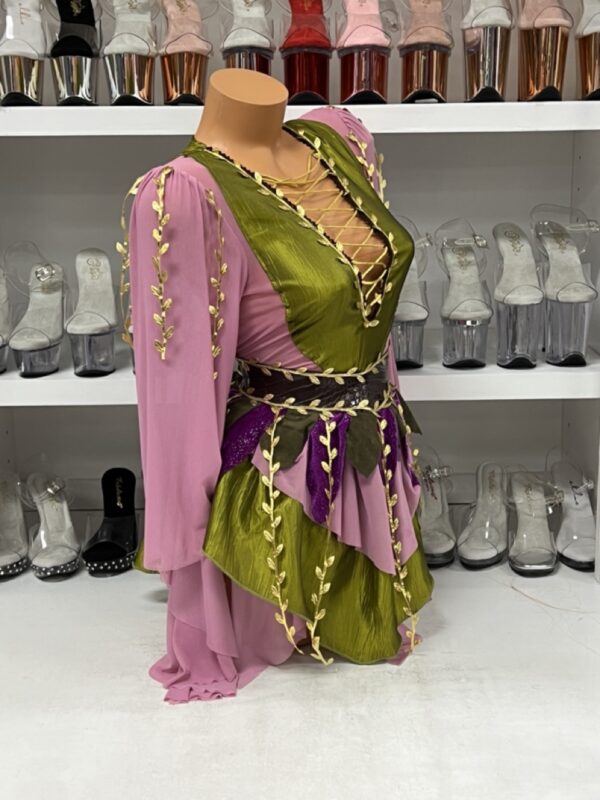 Tree Nymph Fantasy Costume Dress Set - Image 4