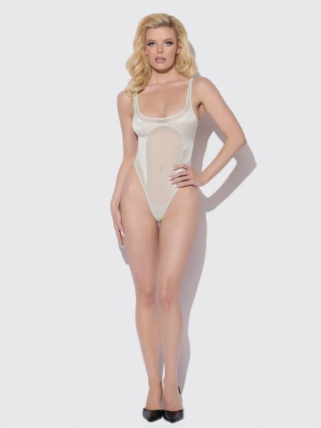 Zoe Oil Slick & Mesh Teddy