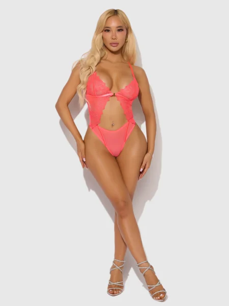 Eden Embroidered Wirefree Teddy