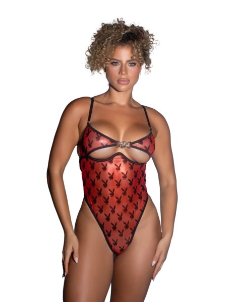 Shimmer Bunny Teddy Red