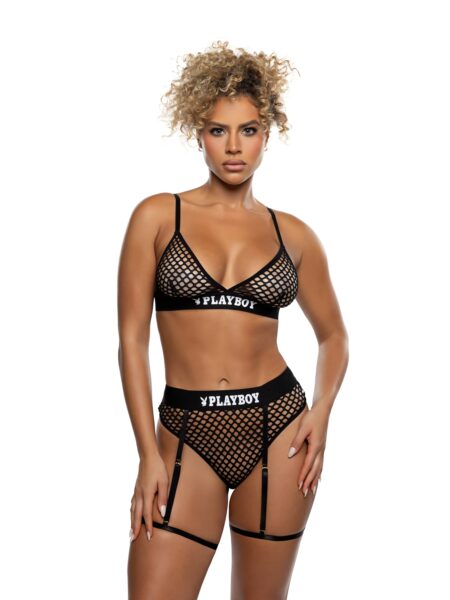 Erotic Bunny 2pc Set Black