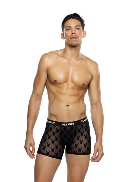 Burnout Bunny Boxer Briefs Black