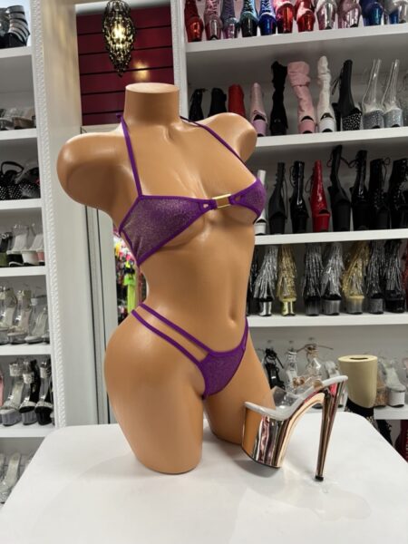 Purple Shimmer Micro Bikini