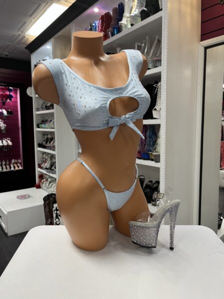 Ice Blue Bikini Set