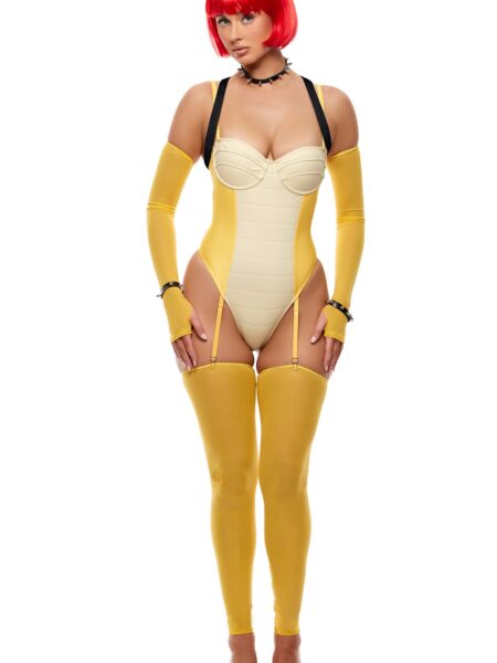 Breathing Fire 7-Piece Video Game Character Costume Set