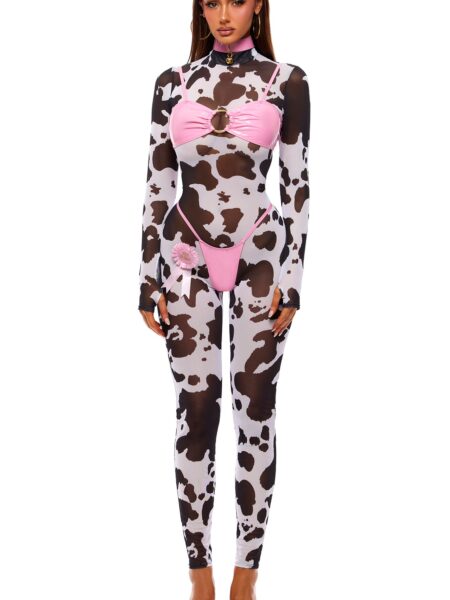 Moo’d Swings 7-Piece Cow Costume Set
