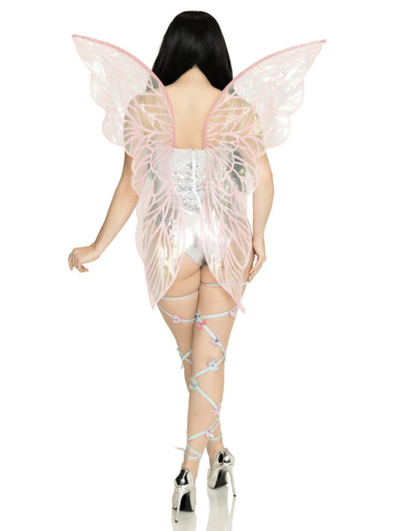 Iridescent Strapless Fairy Wings - PINK