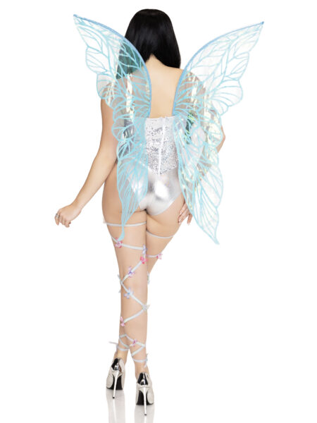 Iridescent Strapless Fairy Wings - BLUE
